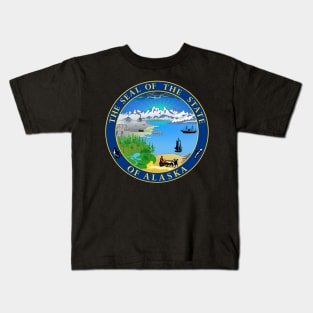 Alaska Coat of Arms Kids T-Shirt